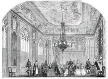 Theatrical Performances at Windsor Castle - the "Green Room", 1850. Creator: Unknown.