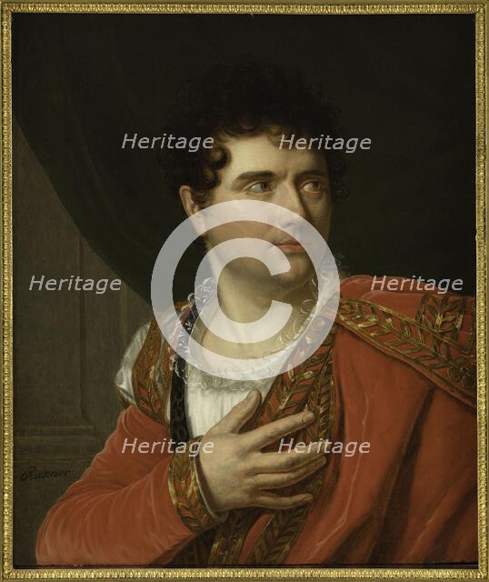 Jean-Baptiste-Sauveur Gavaudan (1772-1840), singer, c1799. Creator: Henri-Francois Riesener.