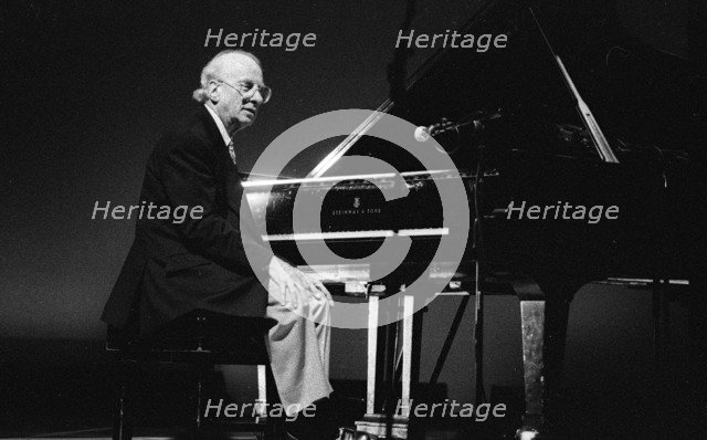 Dick Hyman, Brecon,  August 1998. Artist: Brian O'Connor.