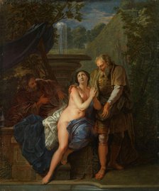 Susanna and the Elders, 1690-1710. Creator: Nicolas Bertin.