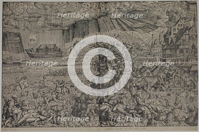 The Deluge, after 1548. Creator: Melchior Lorichs.