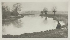 The Black Pool, Near Hoddesdon, 1880s. Creator: Peter Henry Emerson.