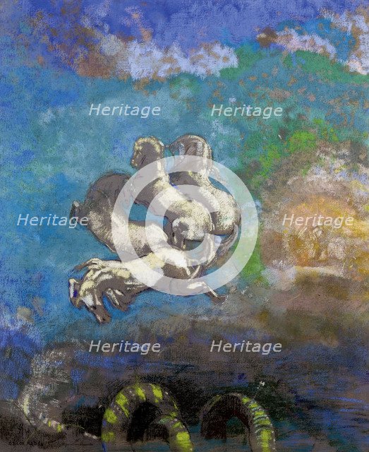 The Chariot of Apollo. Artist: Redon, Odilon (1840-1916)