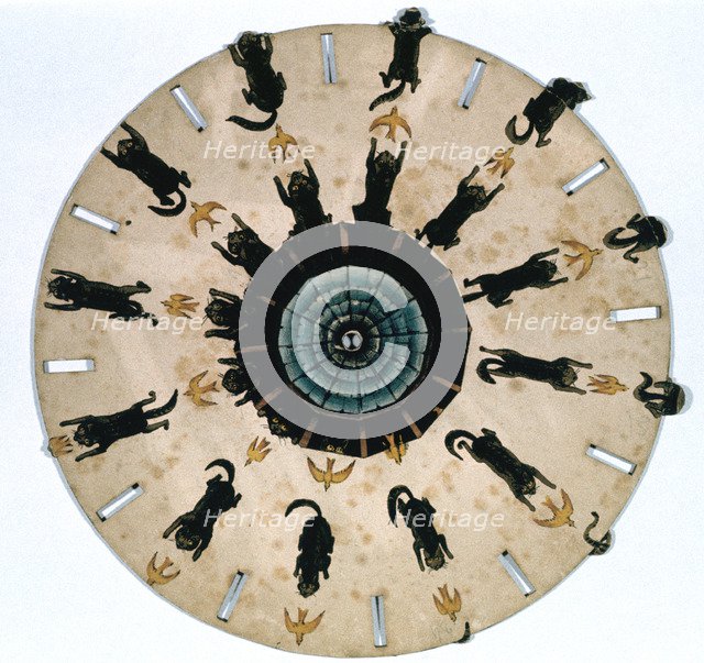 Fantascope disc, 1833.  Artist: Thomas Mann Baynes