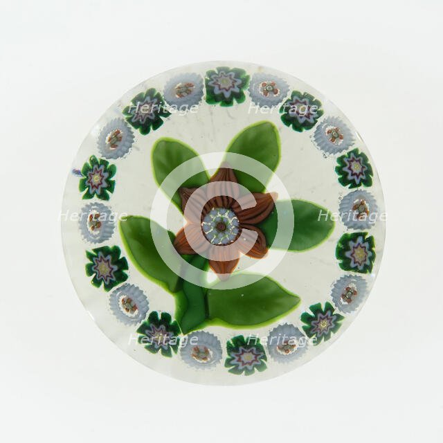 Paperweight, Baccarat, c. 1845-60. Creator: Baccarat Glasshouse.