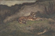 Tiger, 1810-75. Creator: Antoine-Louis Barye.