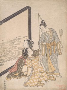 Parody of Minamoto no Tametomo, 1765., 1765. Creator: Suzuki Harunobu.