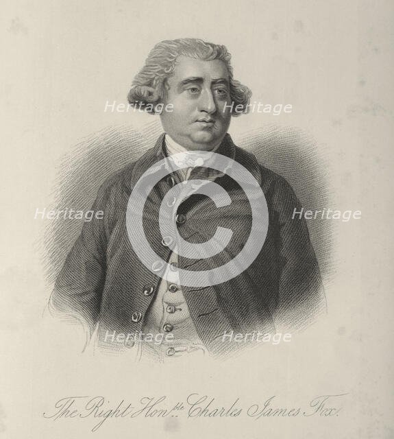The Right Honble. Charles James Fox, c1780-c1800, (1834-1837). Creator: Samuel Freeman.