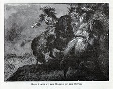 King James at the Battle of the Boyne, 1882. Artist: Anonymous  