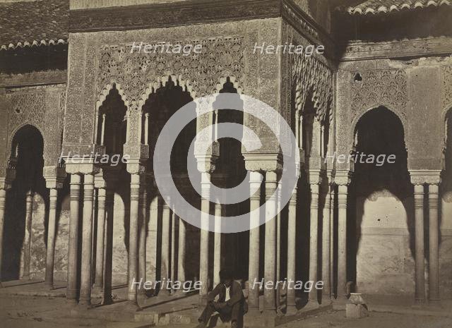 Courtyard, Alhambra, 1857-58. Creator: Charles Clifford (British, 1819-1883).