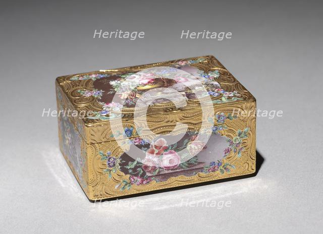 Snuff Box (Tabatière), 1756-1757. Creator: Francois Guillaume Tiron (French).