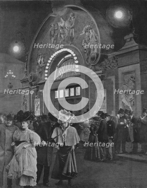 'La Sortie De Bullier', 1900. Artist: Unknown.