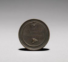 Medal: Antonio Canova (reverse). Creator: Francesco Putinati (Italian, 1775-1848).