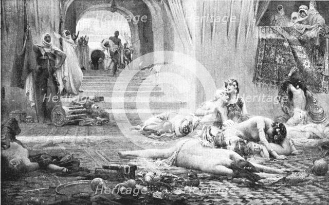''Pictures of the Year IX; "VAE Victis:" Sack of Morocco by the Almohades', 1890. Creator: Unknown.