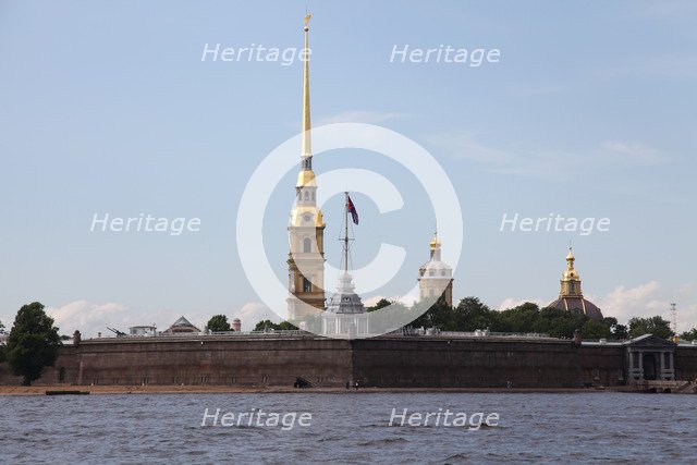 Peter and Paul Fortress, St Petersburg, Russia, 2011. Artist: Sheldon Marshall