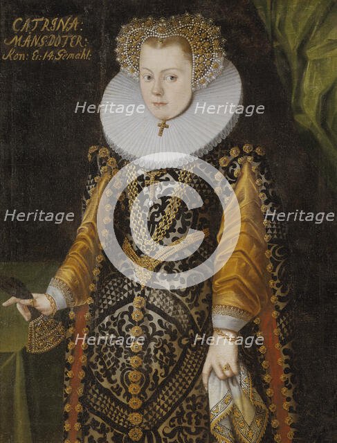 Unknown woman, formerly called Elisabet, 1549-1597, Princess of Sweden, 1580. Creator: Anon.