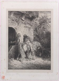 The Rider, ca. 1845. Creator: Charles Emile Jacque.