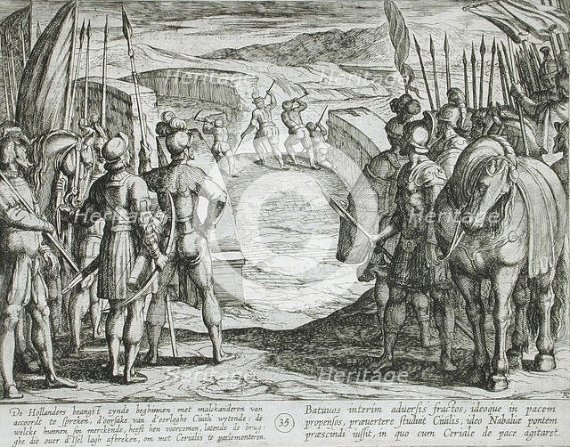 The Dutch Become Afraid and Begin Peace Talks, Publshed 1612. Creator: Antonio Tempesta.