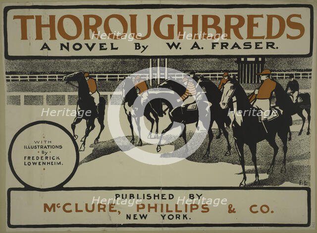 Thoroughbreds., c1895 - 1911. Creator: Frederick Lowenheim.