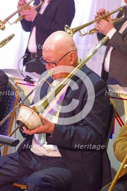 Gordon Campbell, Watermill Jazz Club, Dorking, Surrey, 12 March, 2019. Creator: Brian O'Connor.