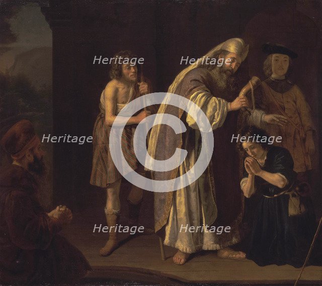 The Anointing of David, c. 1645. Artist: Victors, Jan (1619-after 1676)