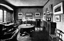 The late Lord Randolph Churchill: room occupied by Lord Randolph Churchill at Merton College, 1895. Creator: Hills and Saunders.