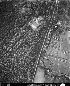 House and military encampment, Shooters Hill, Greenwich, London, 11 October 1945. Artist: RAF photographer.