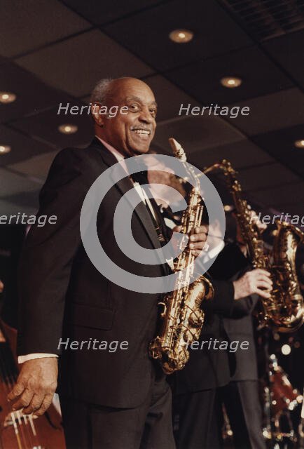 Benny Carter, The Jazz Inn Party All Star Big Band, Nordwijk, Netherlands, 1989. Creator: Brian Foskett.