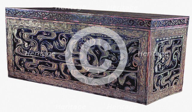 Black outer coffin, Tomb 1 at Mawangdui, Changsha, 2th century BC. Creator: The Oriental Applied Arts.