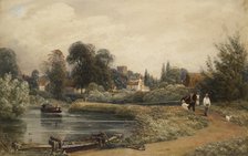 View of Iffley from the River, 1841. Artist: JMW Turner.