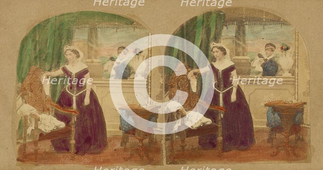 The Sailor's Adieu., about 1860. Creator: Michael Burr.