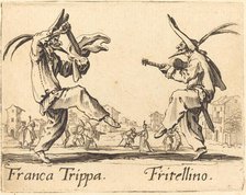 Franca Trippa and Fritellino, c. 1622. Creator: Jacques Callot.