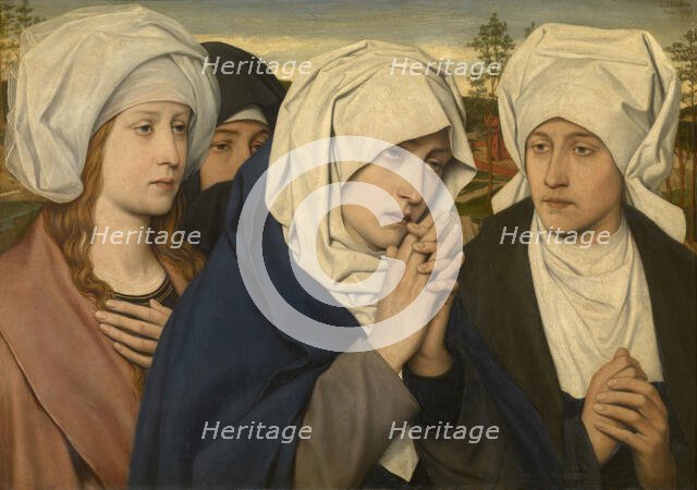 The Holy Women on their Way to Golgotha, 1869. Creator: Louis Hendrix.