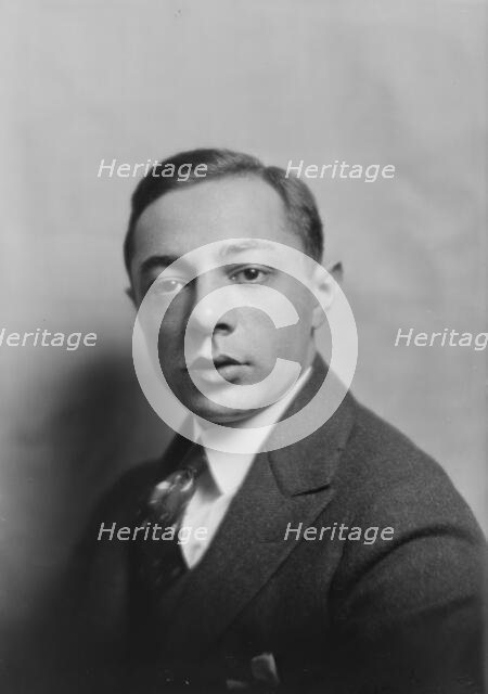 Reich, Emil, Mr., portrait photograph, 1917 Sept. 29. Creator: Arnold Genthe.