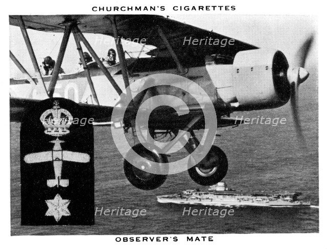 Observer's Mate, 1937.Artist: WA & AC Churchman