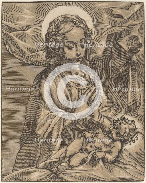 Madonna and Child, 1591/93. Creator: Andrea Andreani.