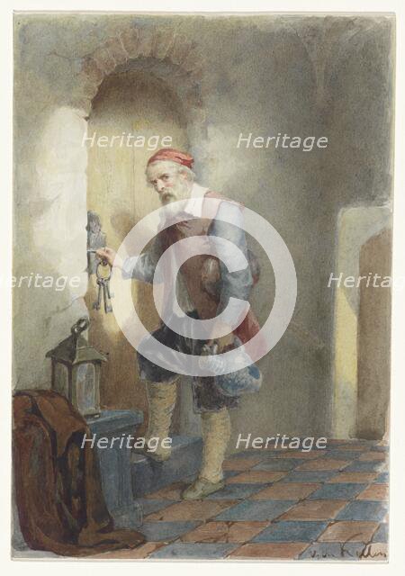 Jailer, 1837-1895. Creator: David van der Kellen.