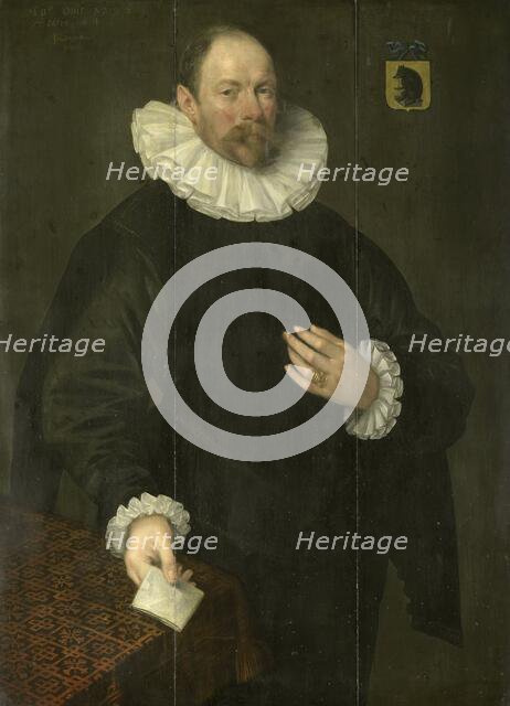 Portrait of Paulus Cornelisz van Beresteyn (1548-1625), Burgomaster of Delft, 1592. Creator: Jacob Willemsz. Delff the Elder.