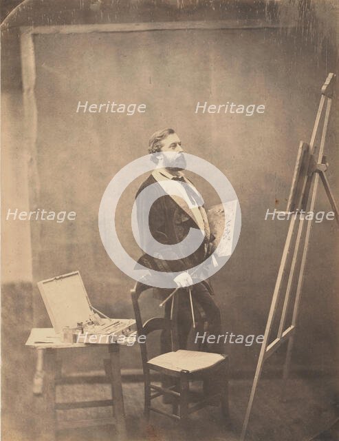 Portrait of J. Savile Lumley, Madrid, 1859. Creator: Gustave Penabert.