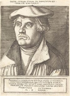 Martin Luther. Creator: Heinrich Aldegrever.