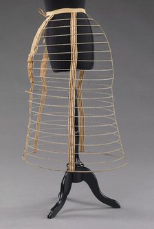 Cage crinoline, American, 1870-72. Creator: Unknown.