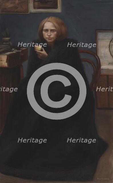 Resting Model, 1904. Creator: Hugo Simberg.