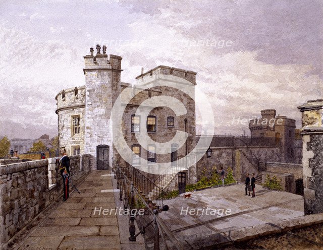 Tower of London, London, 1883. Artist: John Crowther