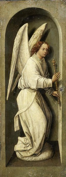 Angel of the Annunciation, c1485-1490. Creator: Bruges (?) Master.