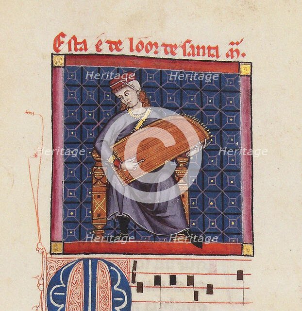 Illustration from the codex of the Cantigas de Santa Maria, c. 1280. Creator: Anonymous.