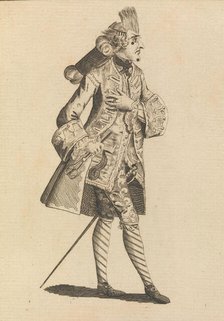 Monsieur Le Frizeur, May 21, 1771. Creator: Attributed to Henry William Bunbury.