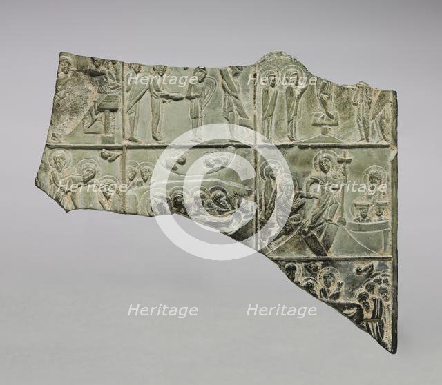 Fragment of an Icon with Scenes from Christ's Passion, 1100s. Creator: Unknown.