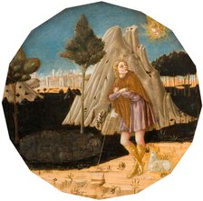 Angel Appearing to Joachim, 1500. Creator: Matteo di Giovanni.