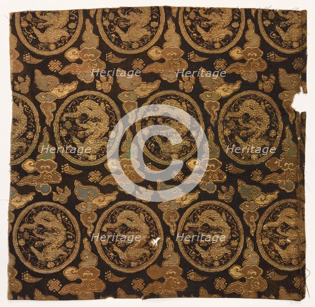 Silk Textile, 1700s. Creator: Unknown.