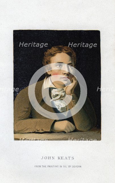 John Keats, English poet, 19th century. Artist: Unknown